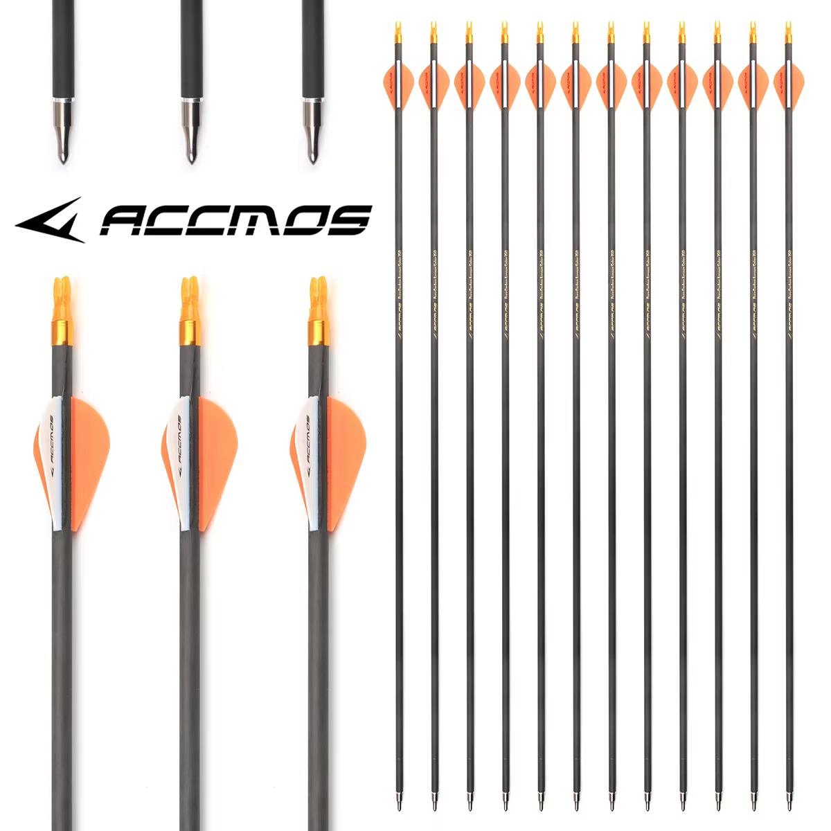 Hunting Bow Compound - 6/12pc Spine 300 350 400 500