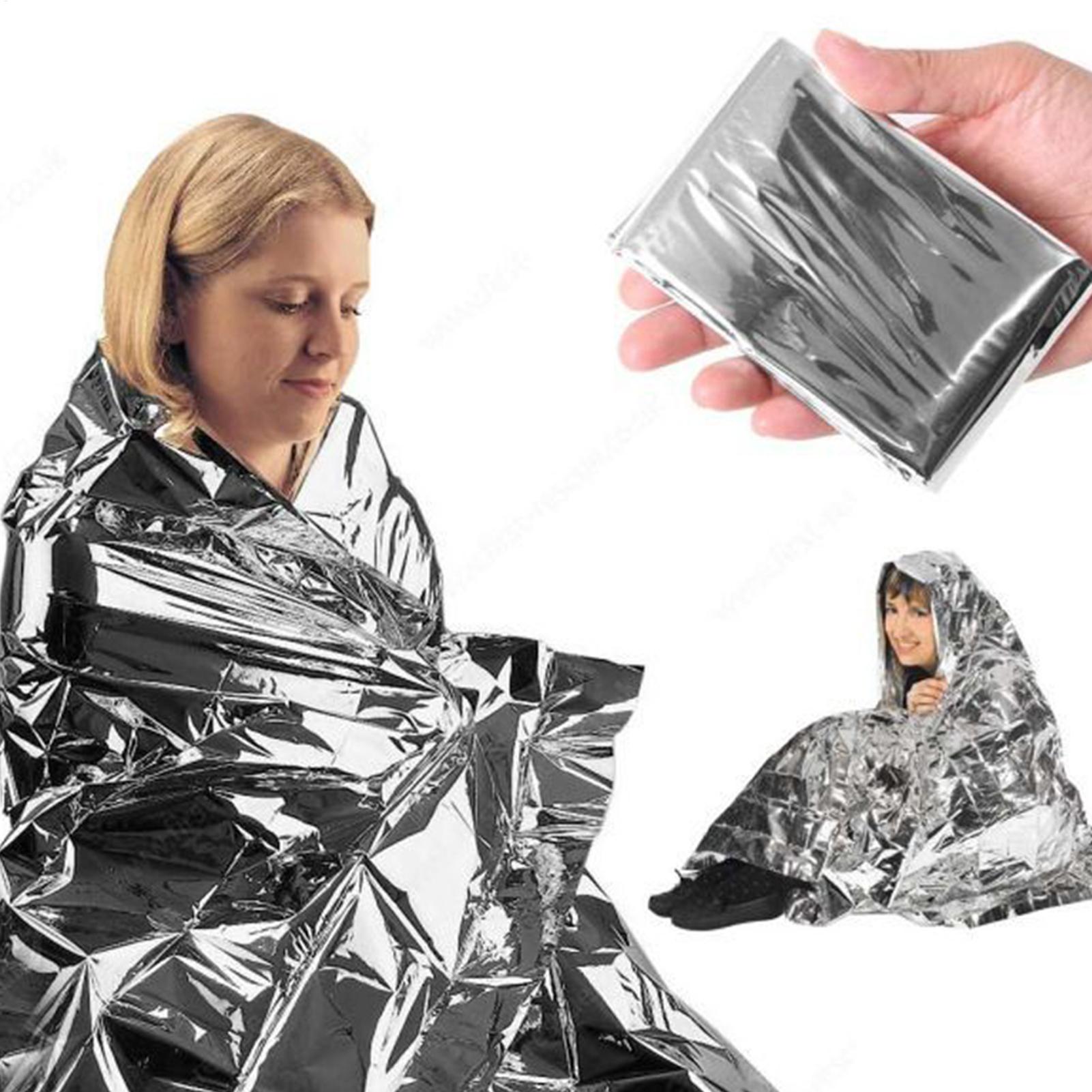 Field Dressing Kit - 1PC Emergency Blanket Windproof Waterproof Foil