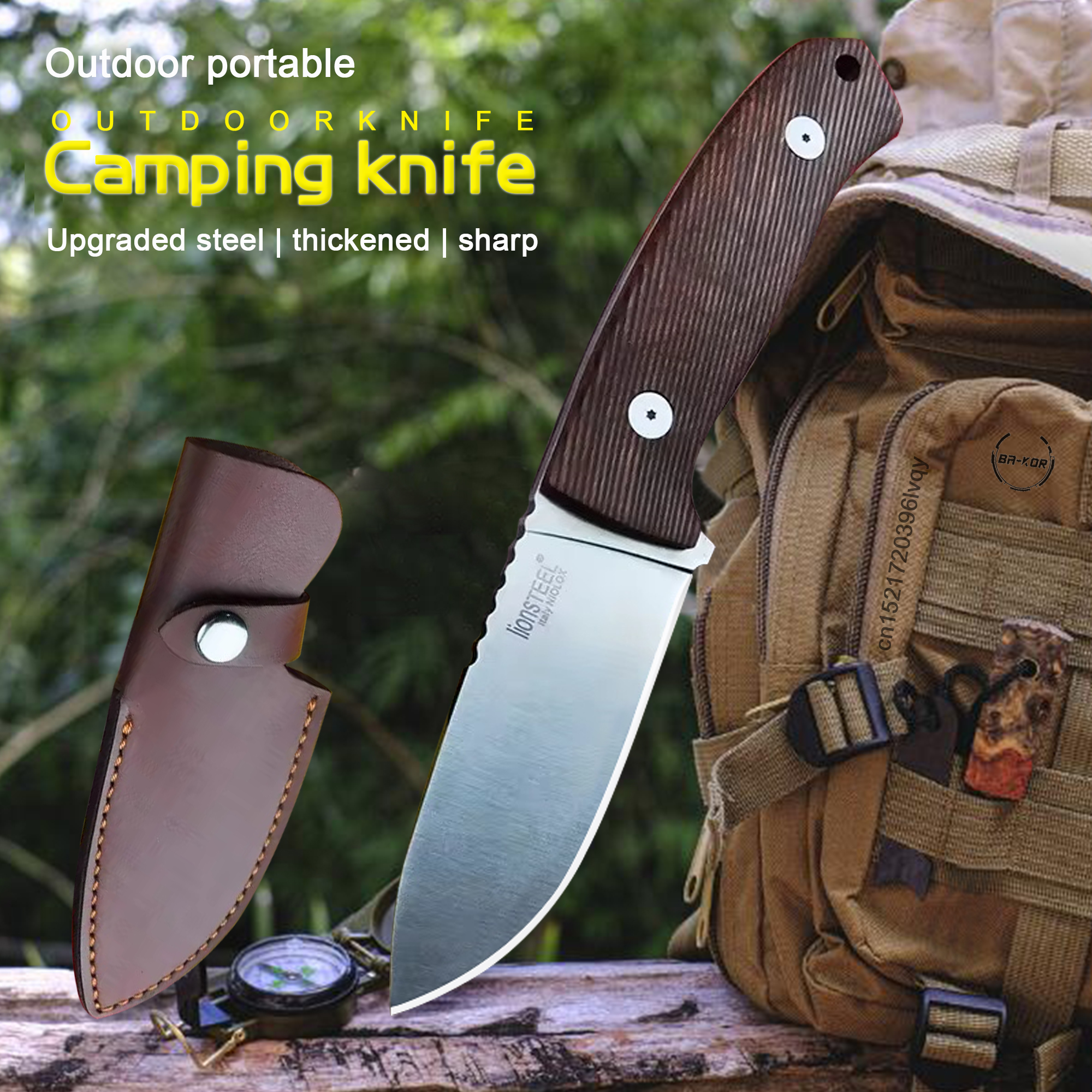 Hunting And Outdoor Supplies - Italian D2 alloy High hardness outdoor