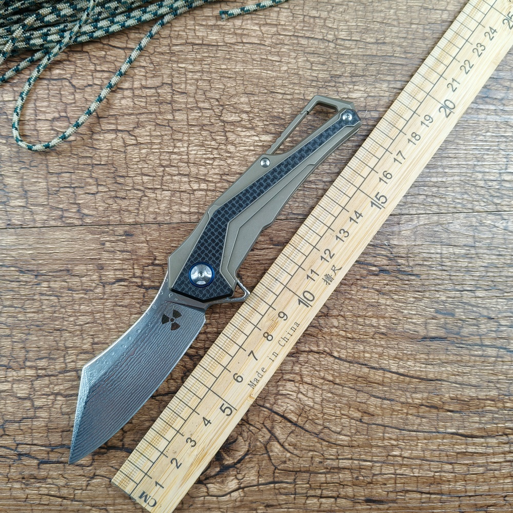 Hunting Knife Outdoor Edge - Jungle Edge Pocket Knives Damascus Blade