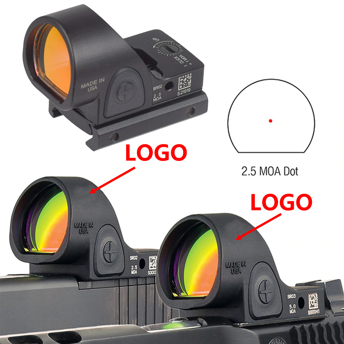 Outdoor Hunting Range - Tactical 20mm Opticas Scopes Mini RM