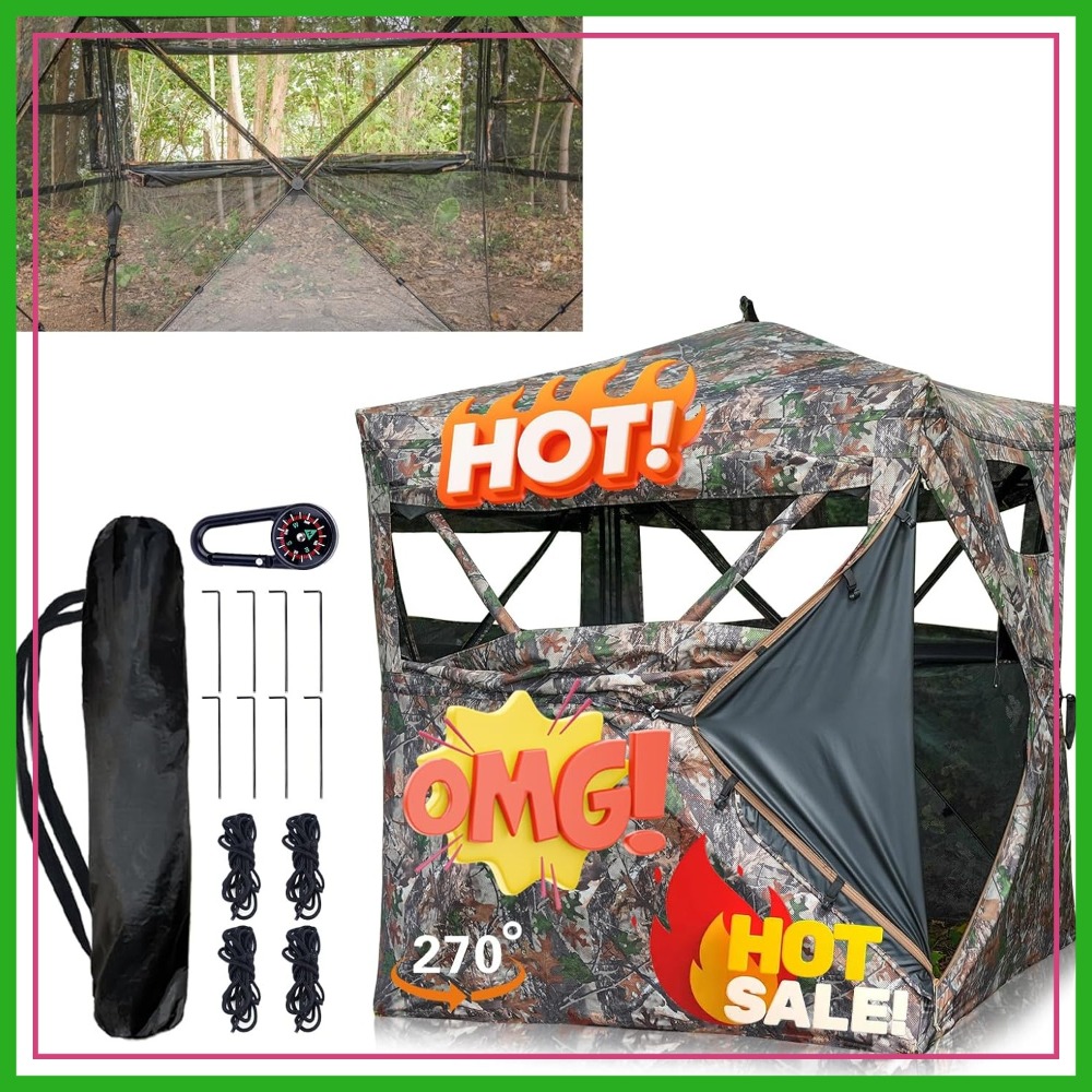 Hunting & Outdoor Supplies Photos - 270/360 Degree See Through Hunting Blind