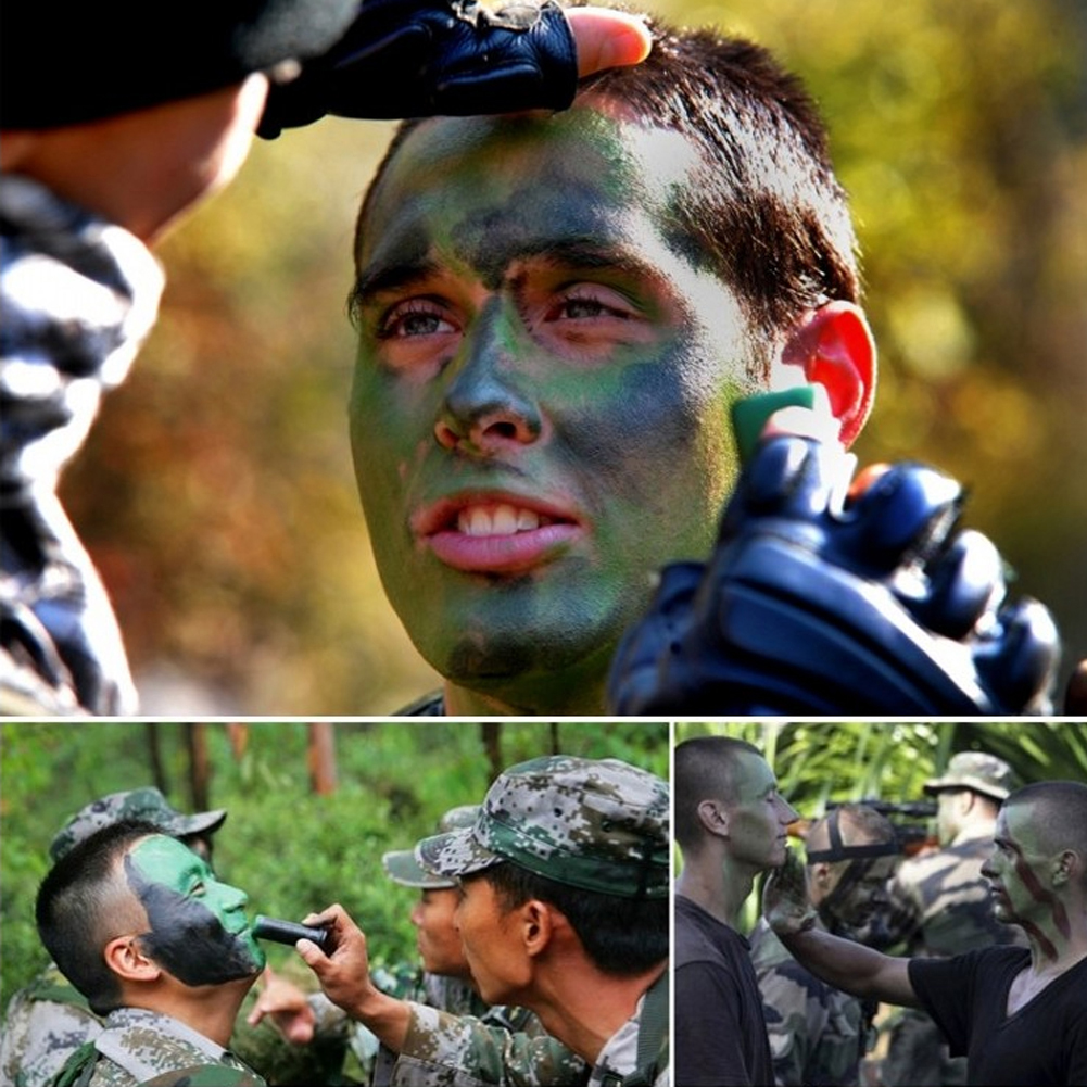 3pcs Outdoor Woodland Camoufla – обзор и цена Camo Face Paint