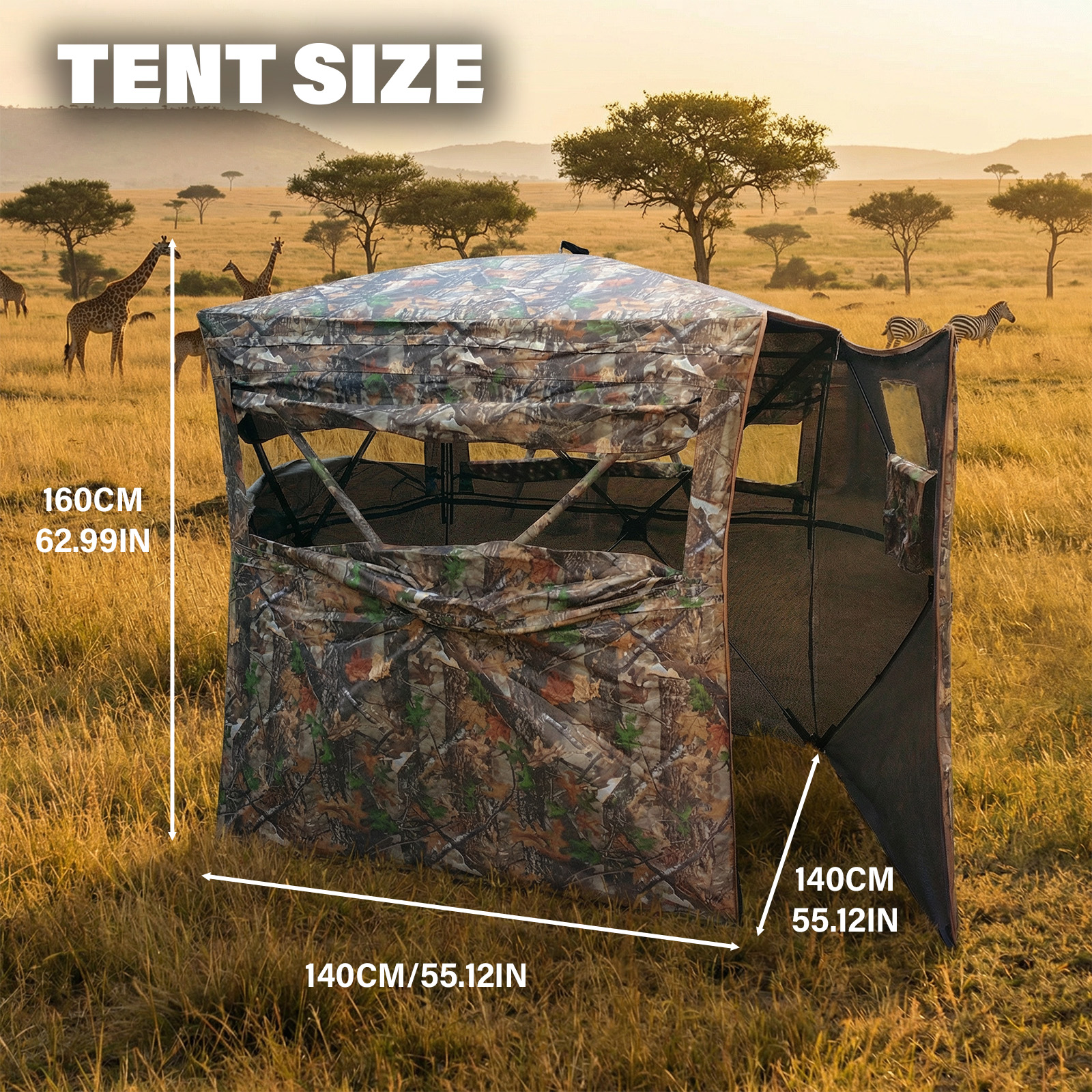 Camouflage Pop-Up Hunting Blin – обзор и цена Outdoor Hunting Blinds