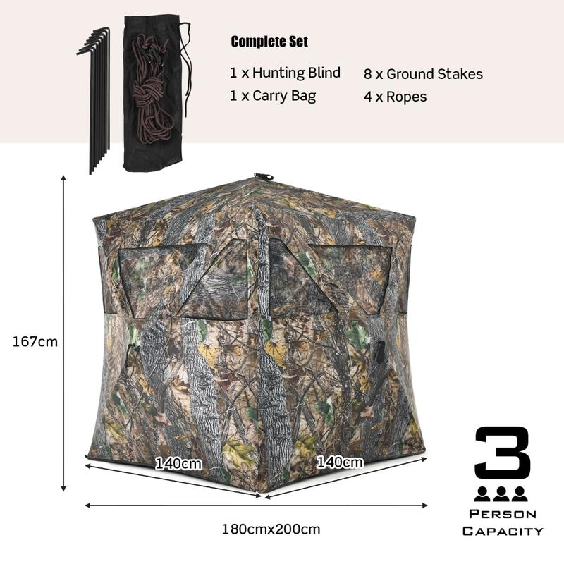 3 Person Portable Pop-Up Groun – обзор и цена Hunting & Outdoor Supplies Photos
