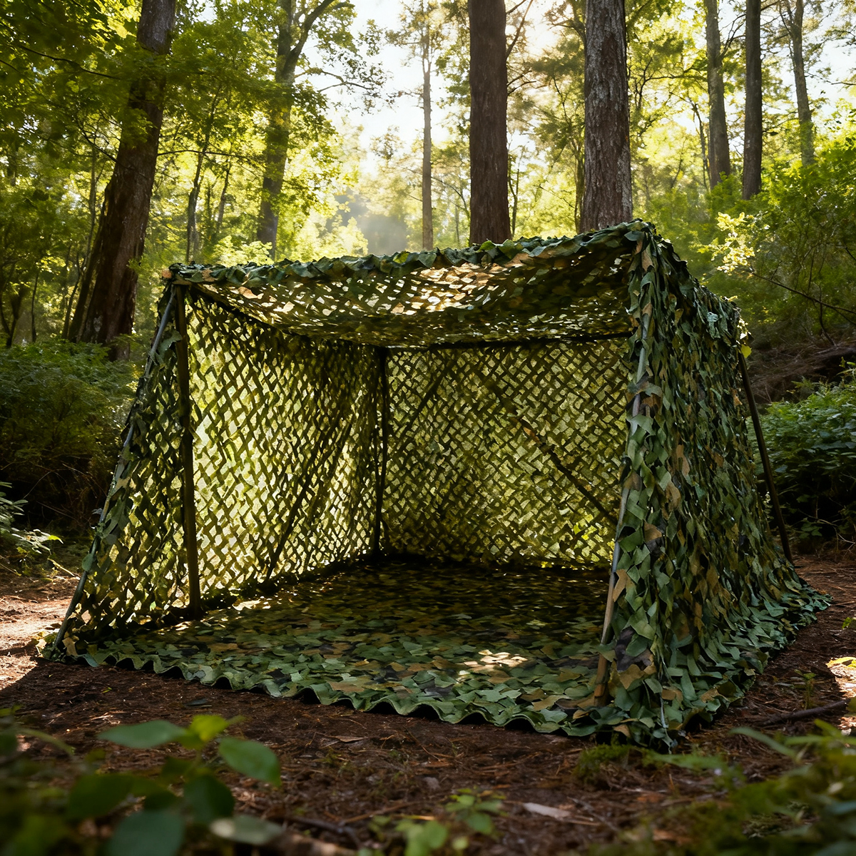 Woodland Camo Netting Camping  – обзор и цена Hunting And Outdoor Supplies