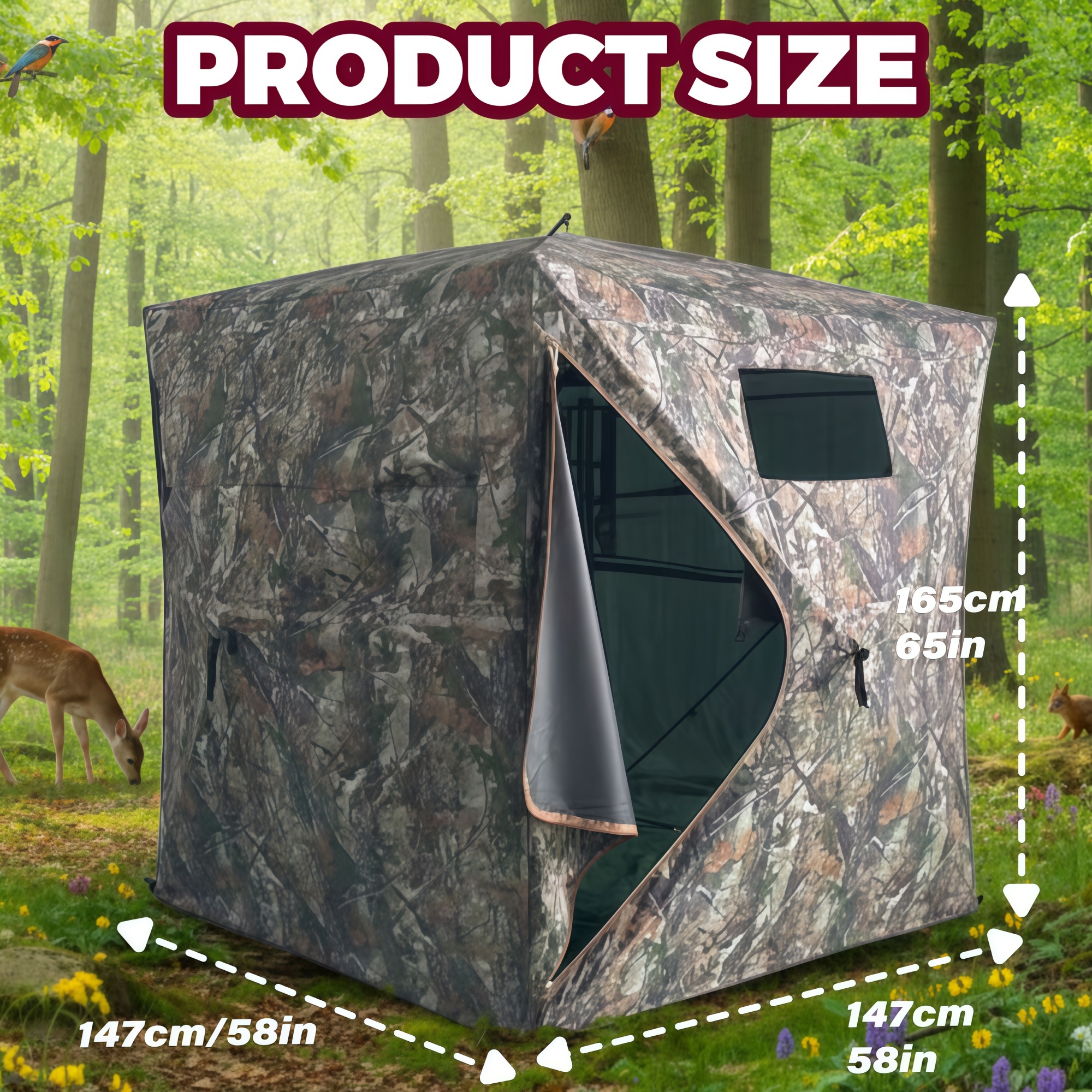 Camouflage Pop-Up Hunting Blin – обзор и цена Hunting & Outdoor Supplies Photos
