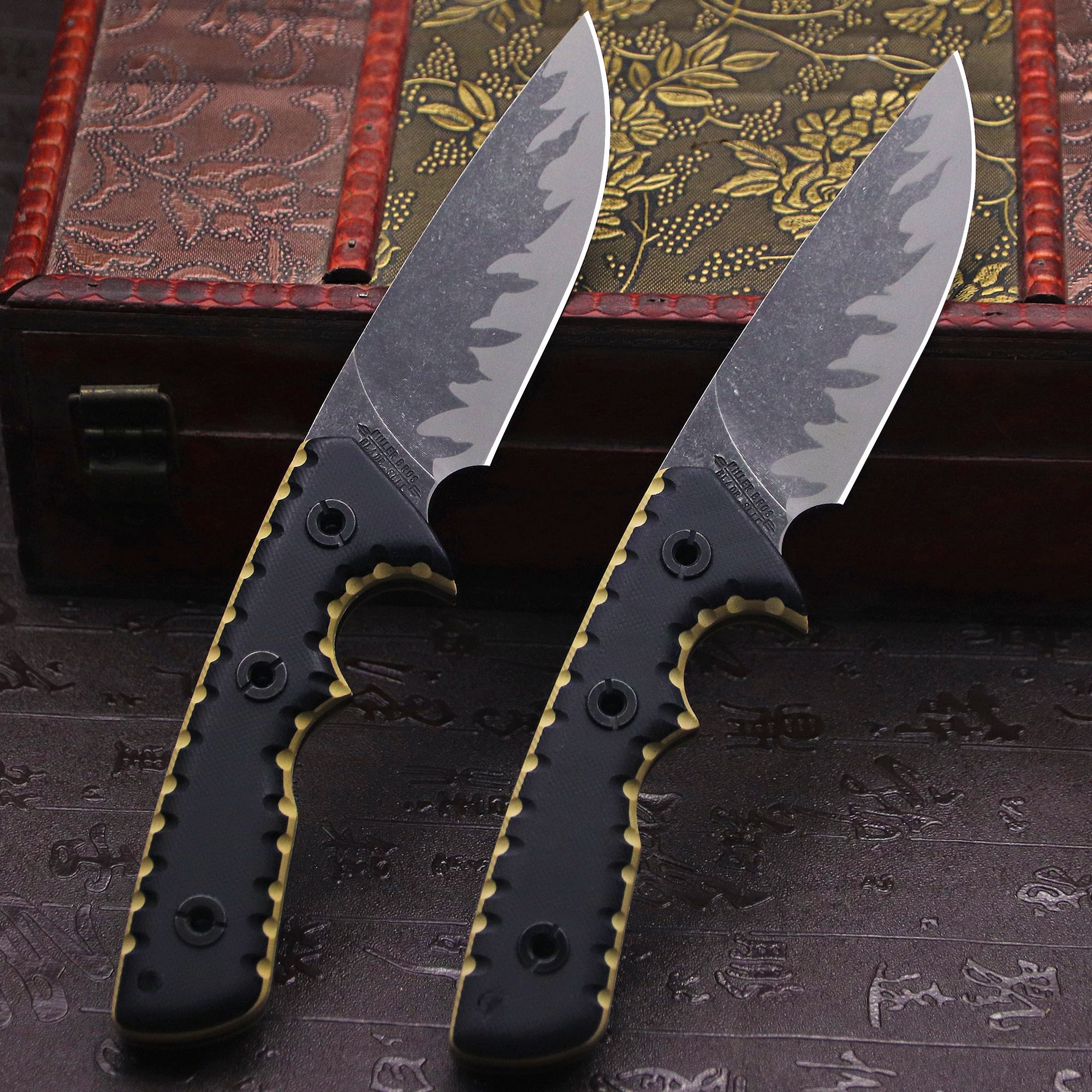 M-L (USA) DC53 Stone Washed Fu – обзор и цена Hunting Knife Outdoor Edge
