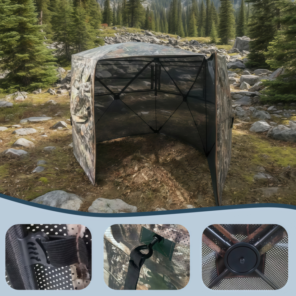 Camouflage Pop-Up Hunting Blin – обзор и цена Outdoor Hunting Blinds