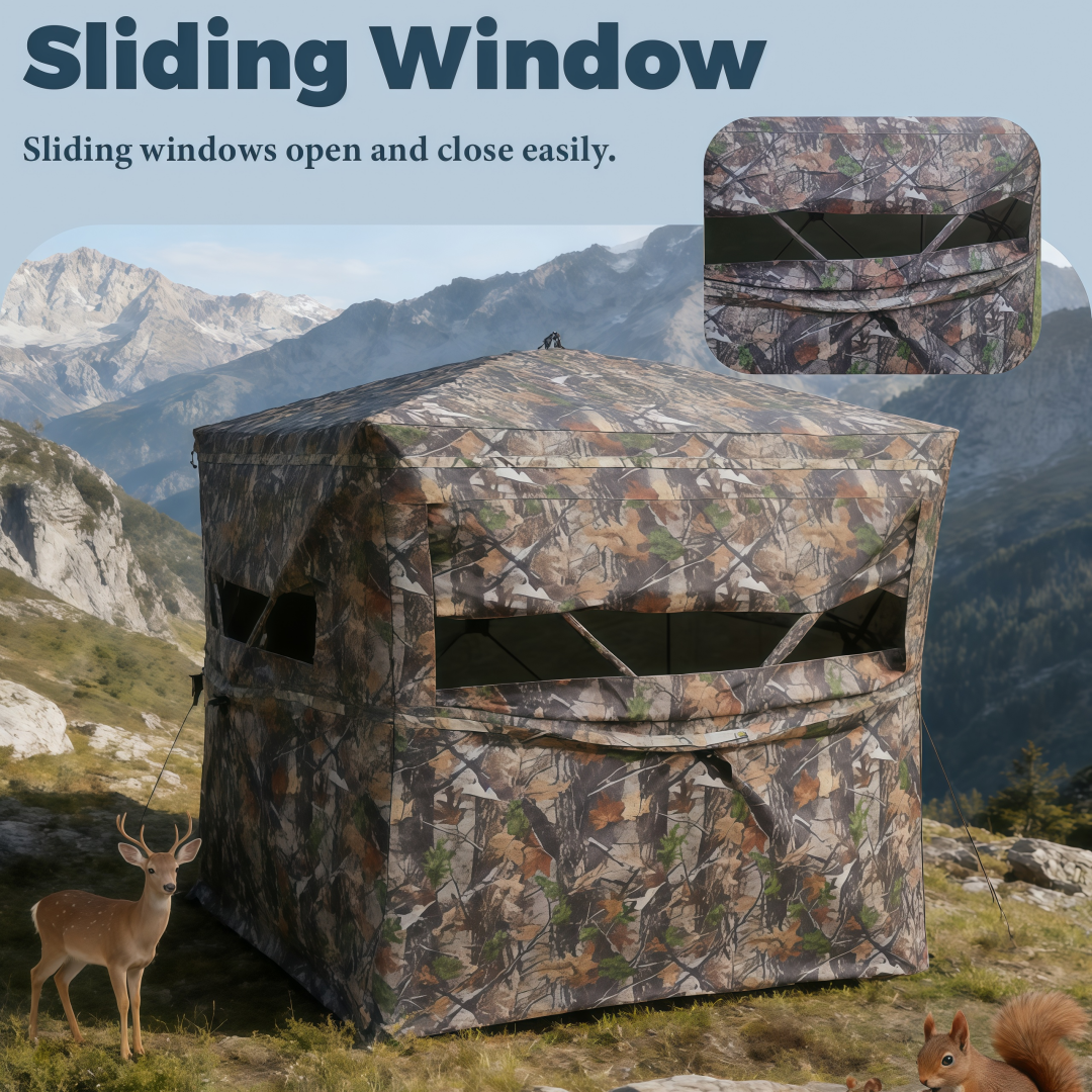 Camouflage Pop-Up Hunting Blin – обзор и цена Outdoor Hunting Blinds