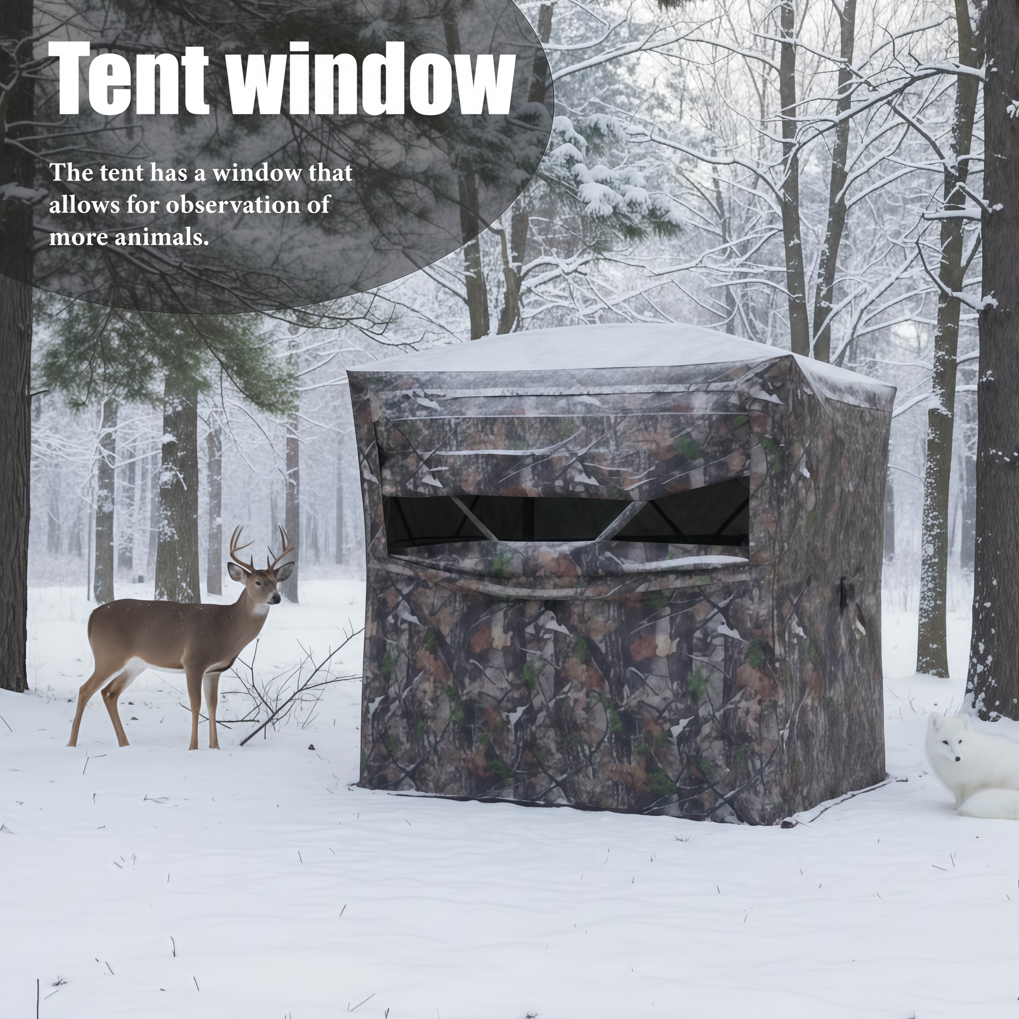 Camouflage Pop-Up Hunting Blin – обзор и цена Outdoor Hunting Blinds