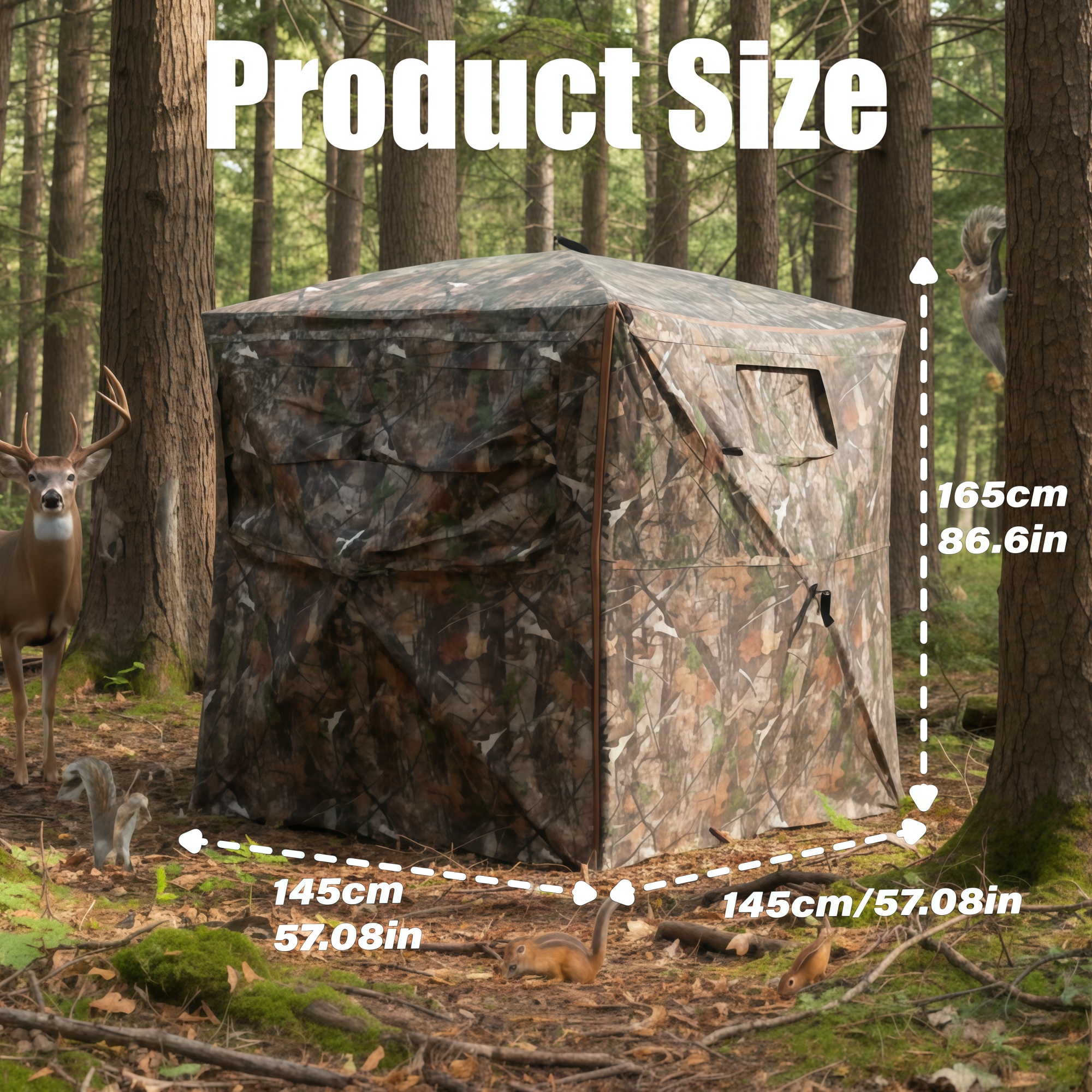 Camouflage Pop-Up Hunting Blin – обзор и цена Outdoor Hunting Blinds