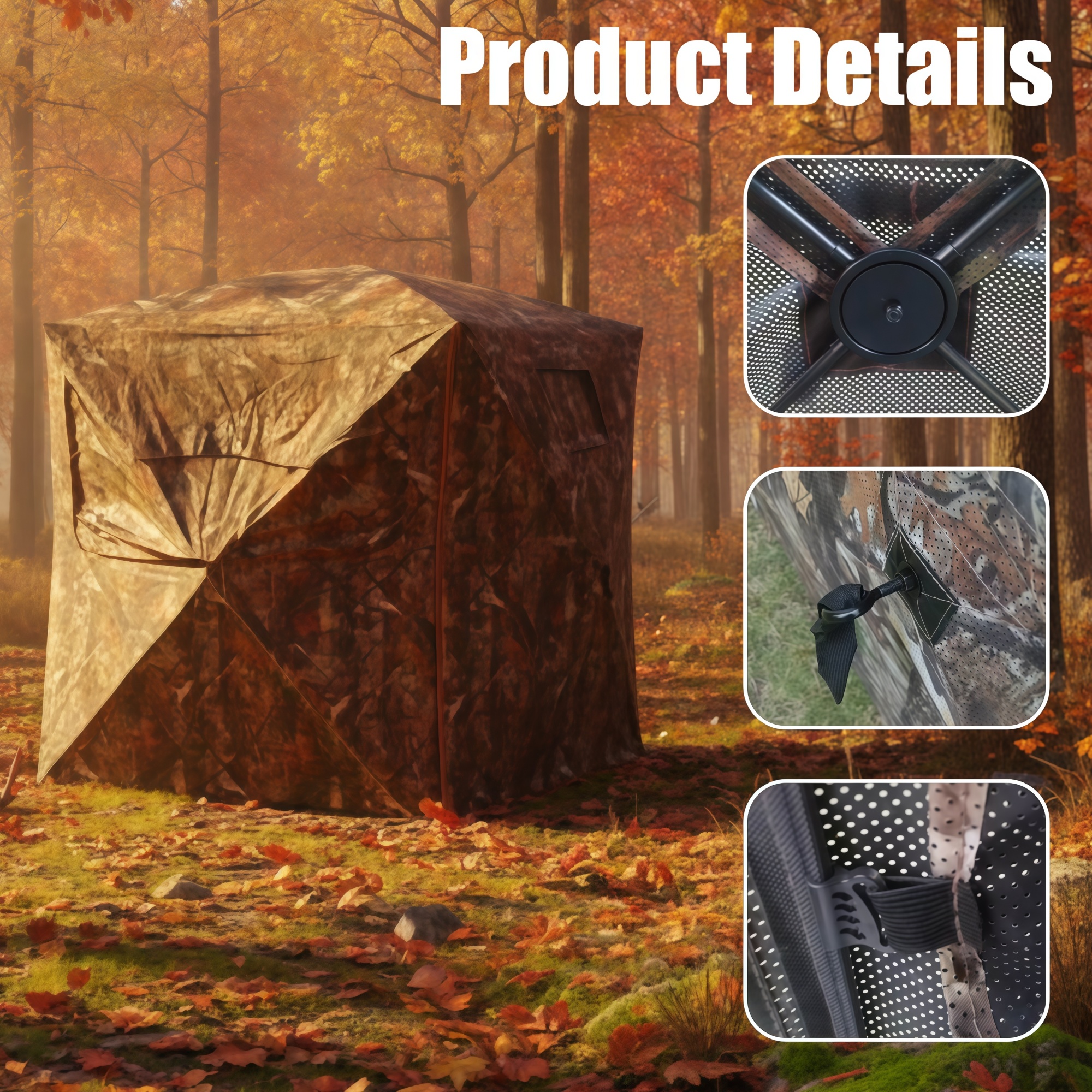 Camouflage Pop-Up Hunting Blin – обзор и цена Outdoor Hunting Blinds