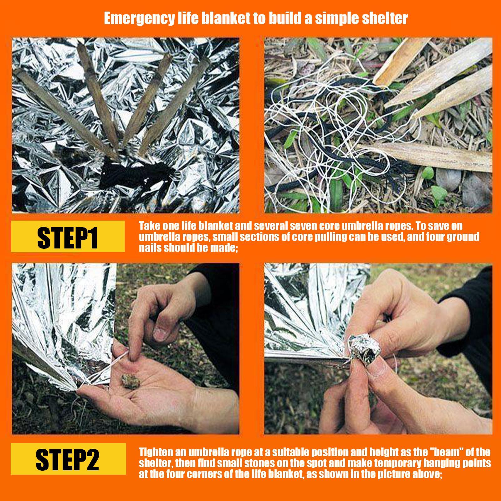 1PC Emergency Blanket Windproo – обзор и цена Field Dressing Kit