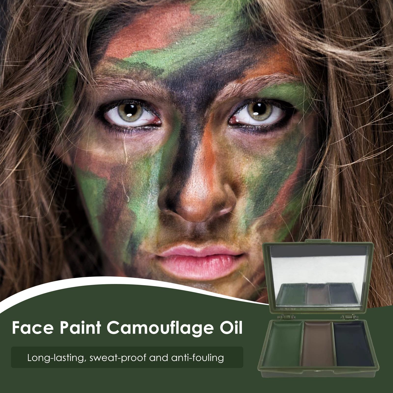 3 Colors ArmyFans CS Shooting  – обзор и цена Camo Face Paint