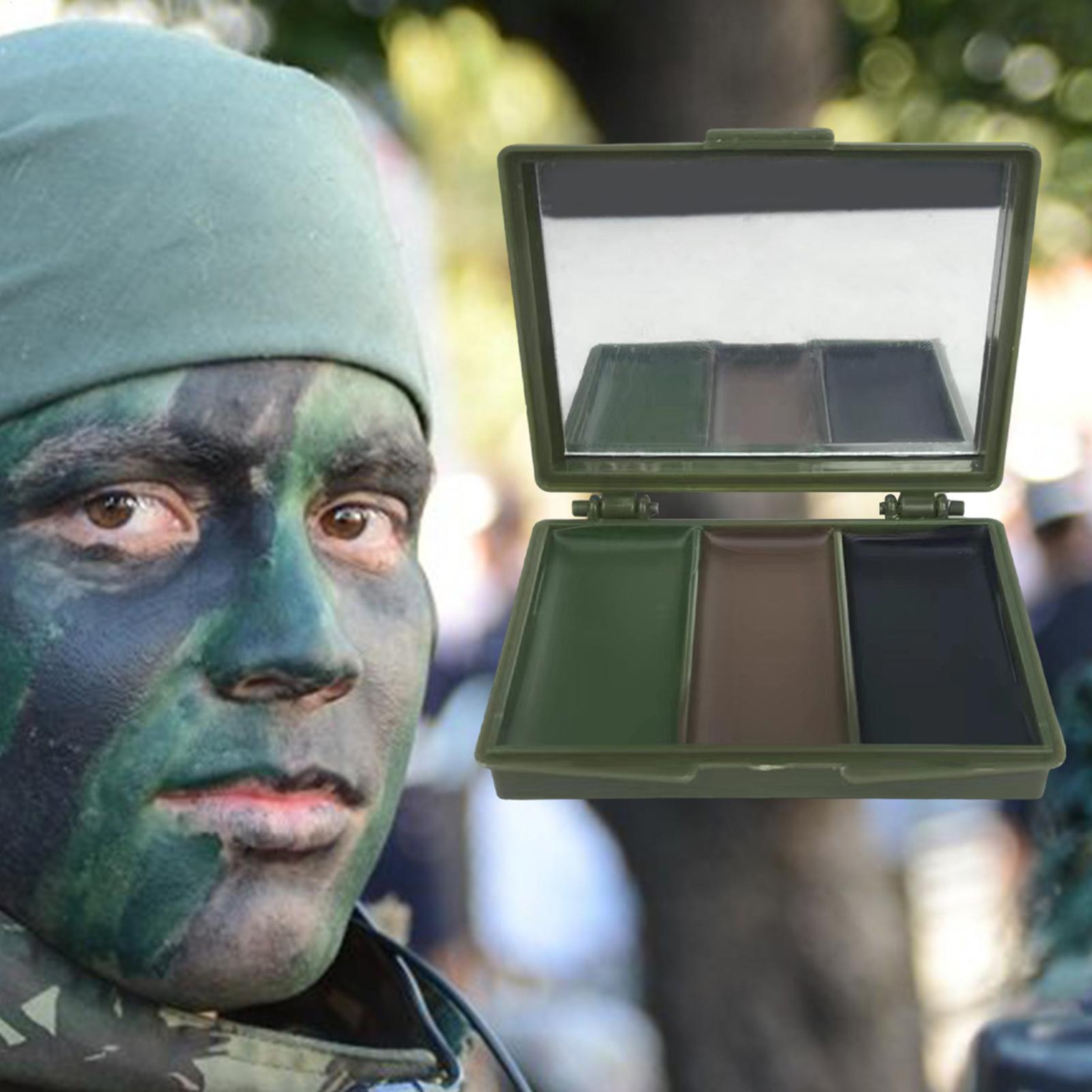 3 Colors ArmyFans CS Shooting  – обзор и цена Camo Face Paint