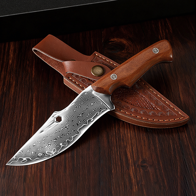 Damascus Outdoor Knife Curved  – обзор и цена Hunting Knife Outdoor Edge