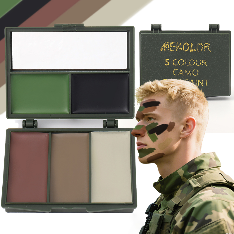 5-Color Camouflage, Face Paint – обзор и цена Camo Face Paint