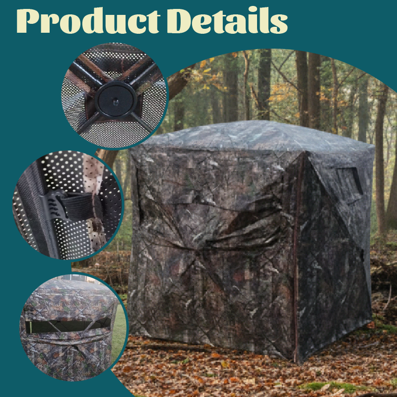 Camouflage Pop-Up Hunting Blin – обзор и цена Outdoor Hunting Blinds