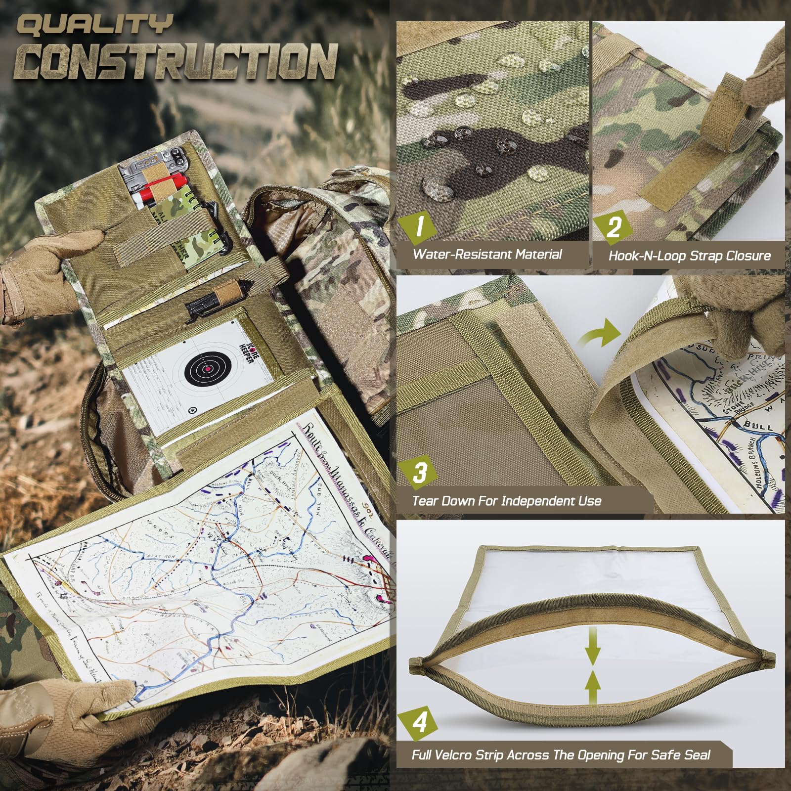 Tactical Pouch Military Map Ca – обзор и цена Outdoor Hunting Maps