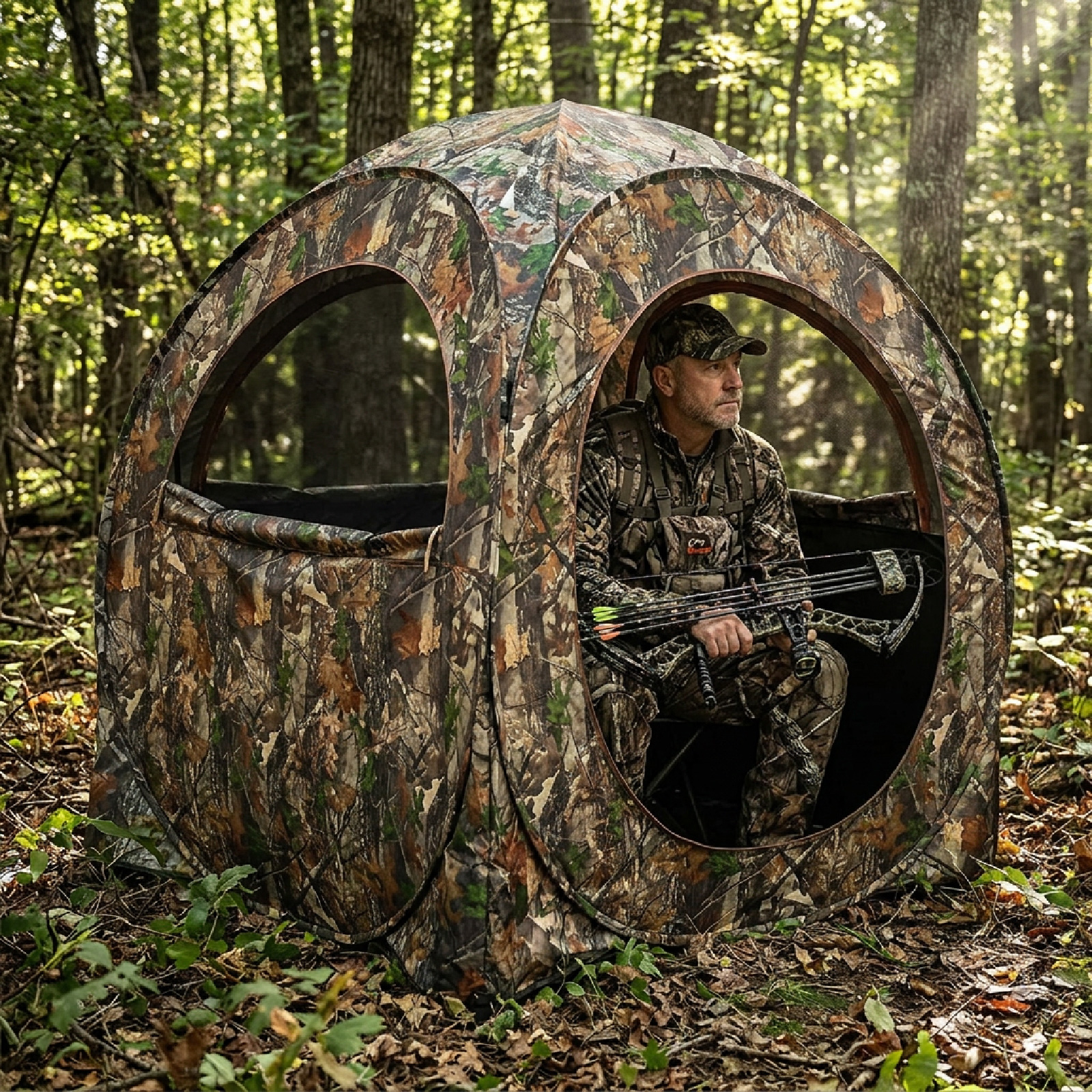 Camouflage Pop-Up Hunting Blin – обзор и цена Outdoor Hunting Blinds