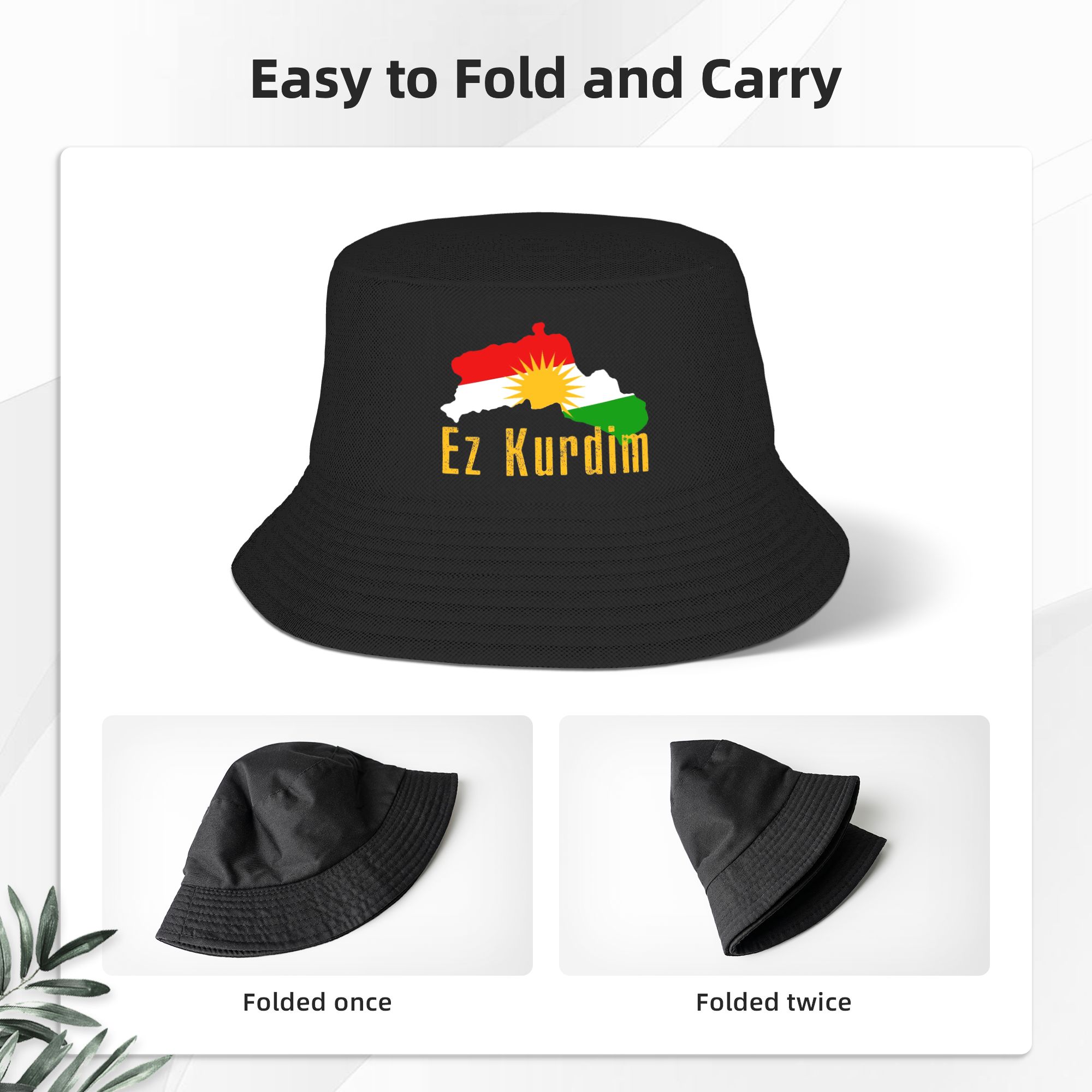 Kurdistan Flag Map  Bucket Hat – обзор и цена Outdoor Hunting Maps