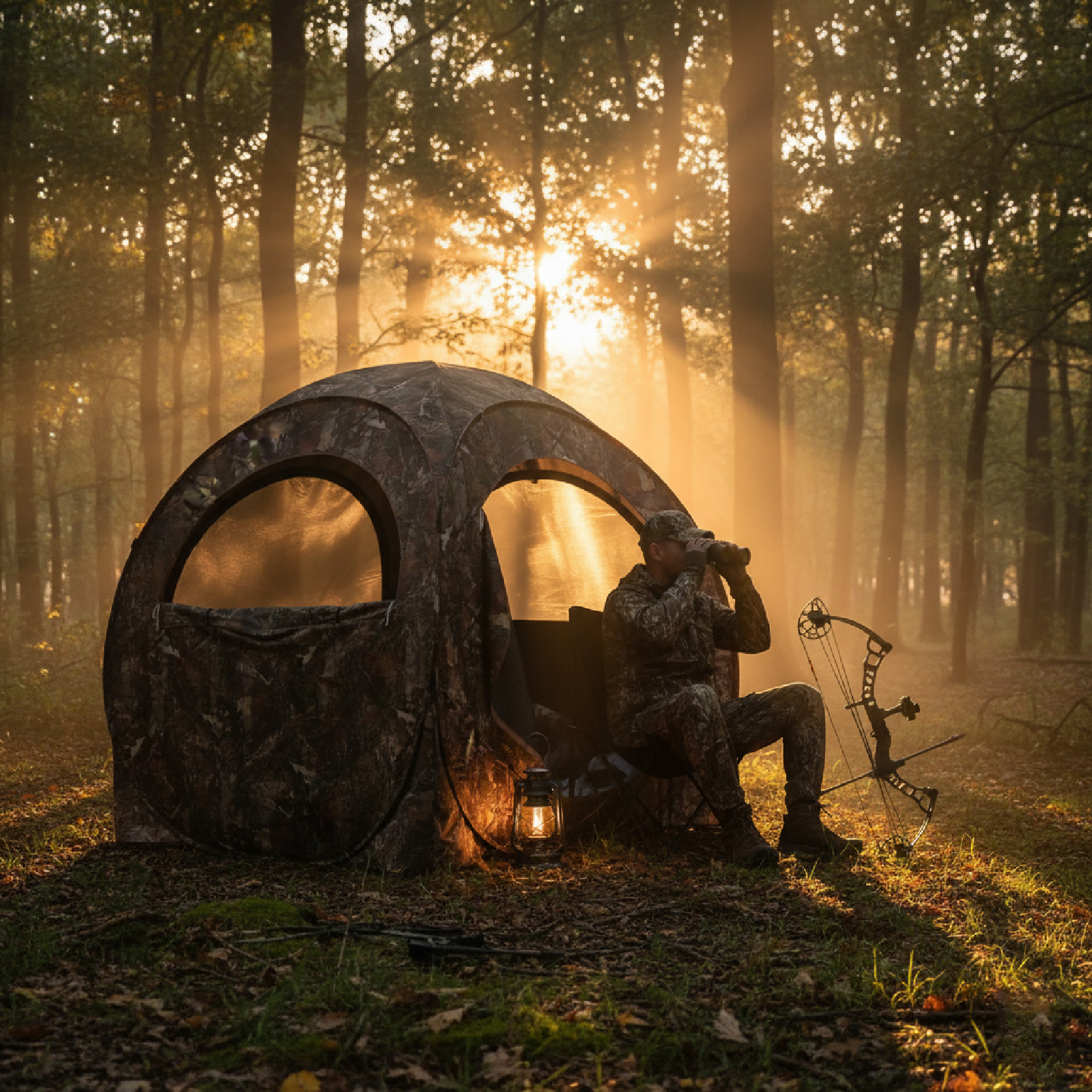 Camouflage Pop-Up Hunting Blin – обзор и цена Outdoor Hunting Blinds