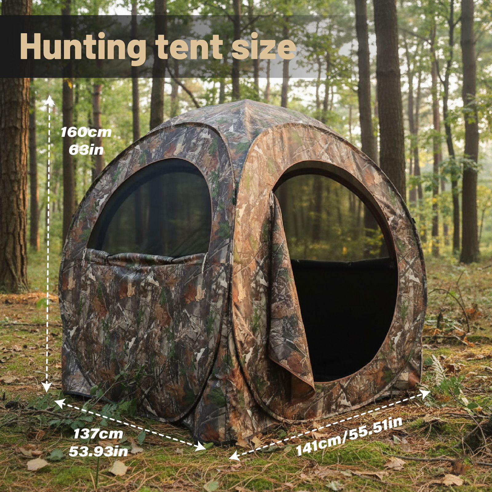 Camouflage Pop-Up Hunting Blin – обзор и цена Outdoor Hunting Blinds