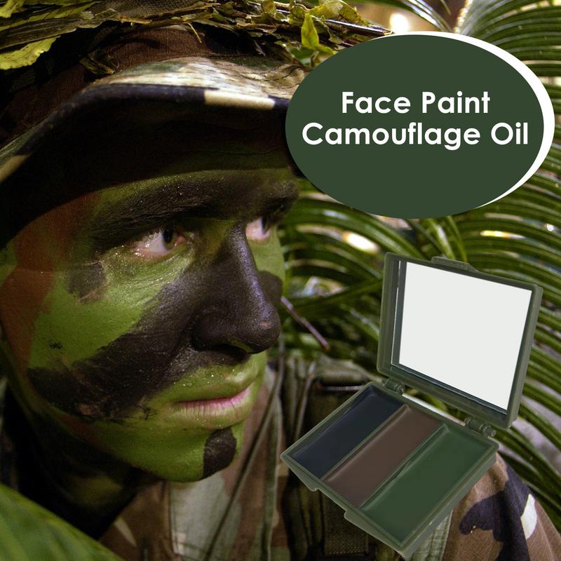 3 Colors Army Fans CS Shooting – обзор и цена Camo Face Paint