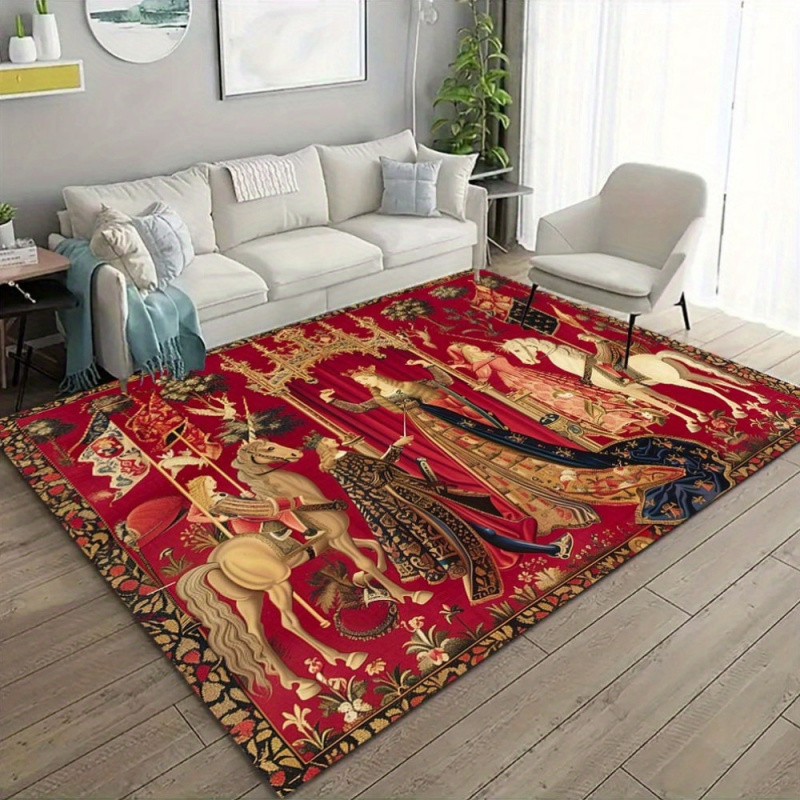 VIKAMA Medieval Unicorn Tapest – обзор и цена Hunting Outdoor Mat