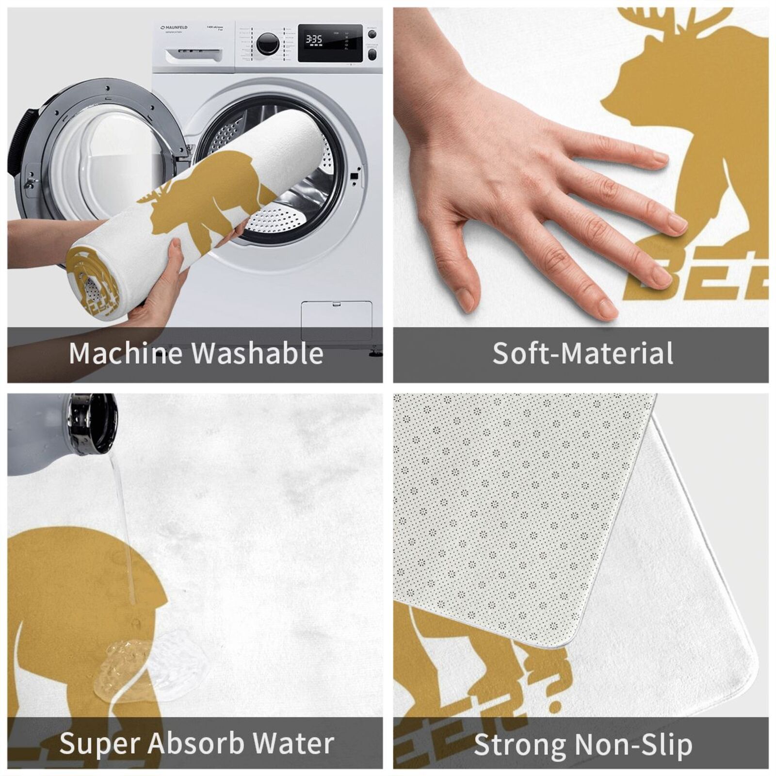 Bear Beer Carpet Mat Rug Cushi – обзор и цена Hunting Outdoor Mat